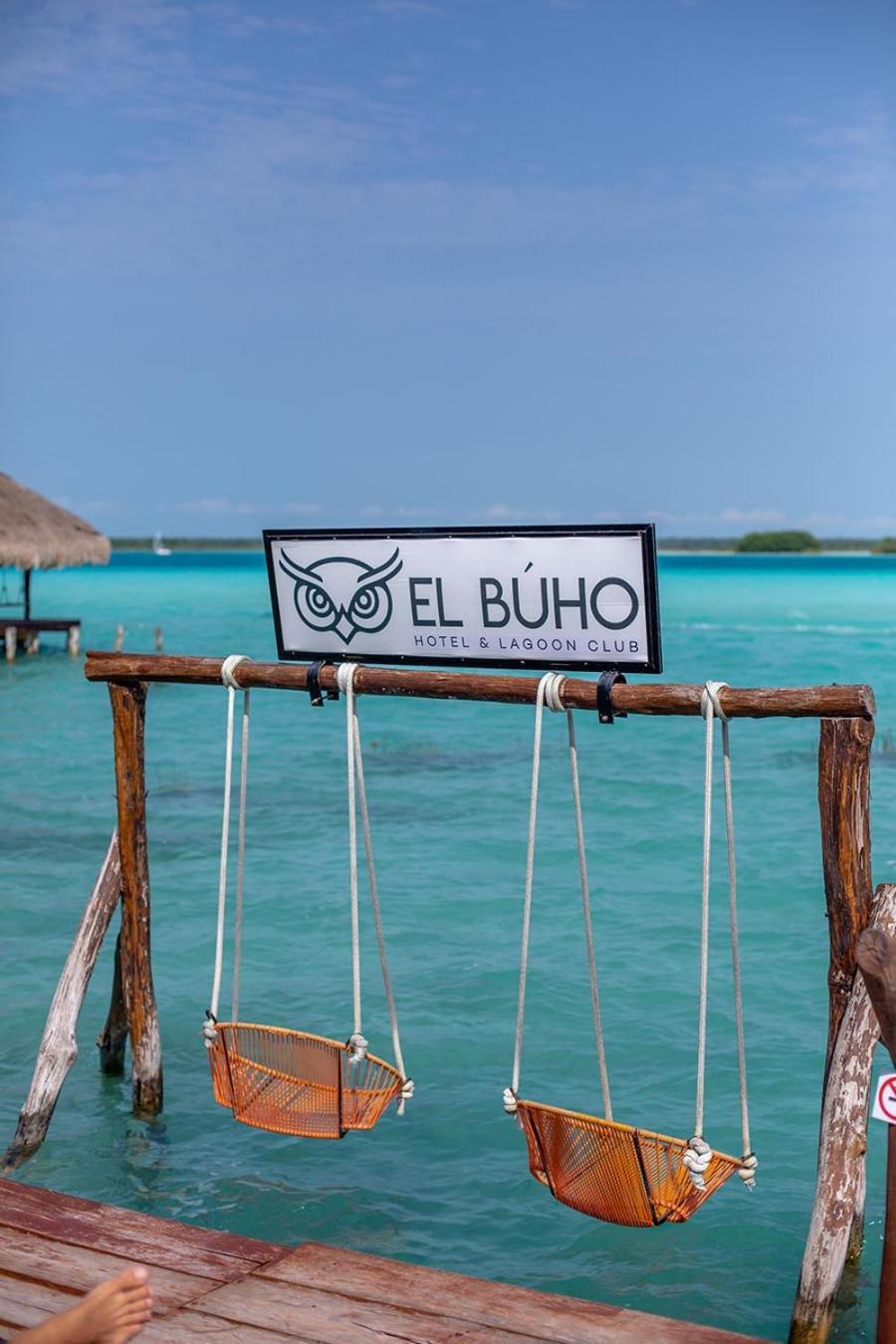 El Buho Lagoon Bacalar Exterior foto