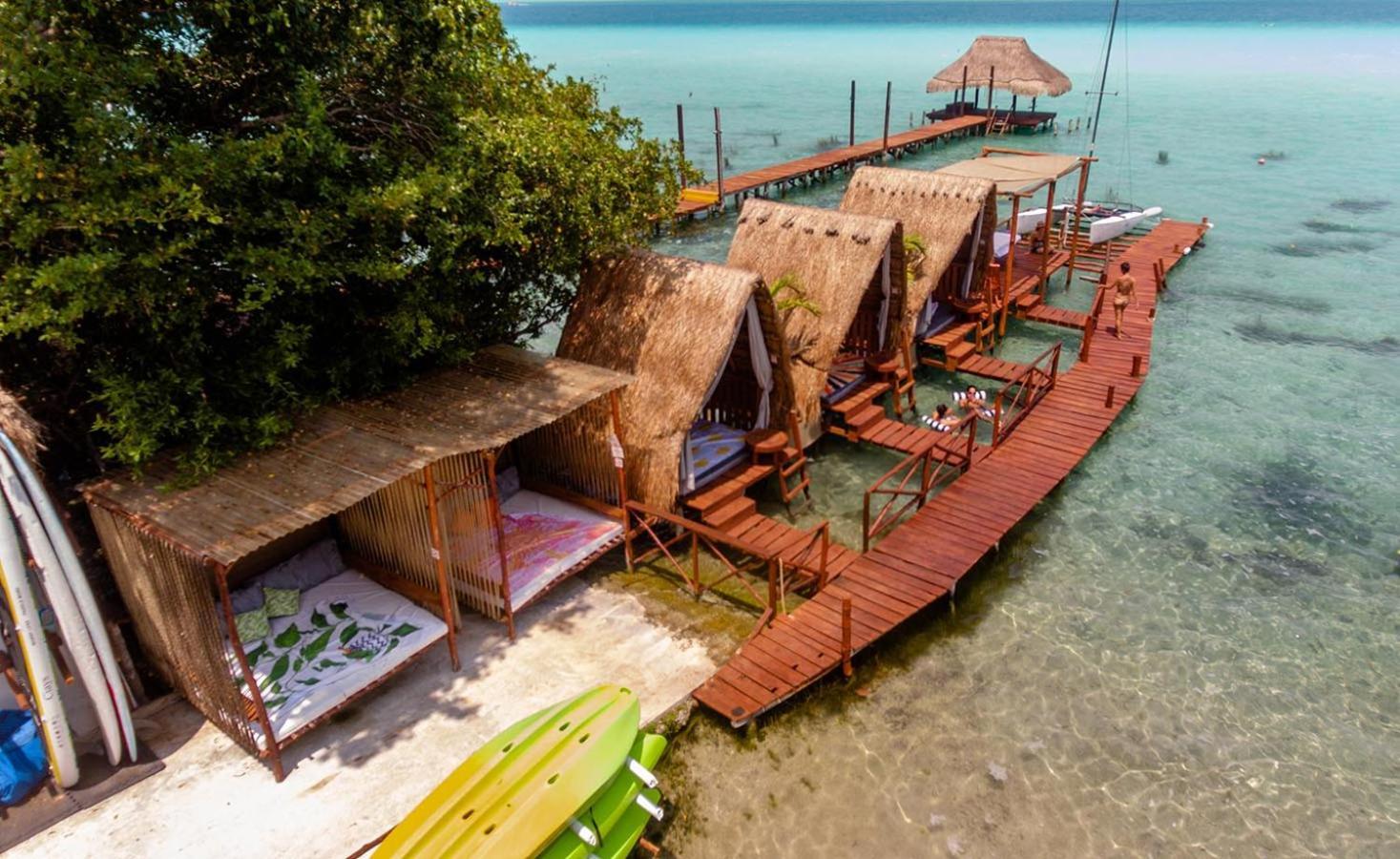 El Buho Lagoon Bacalar Exterior foto